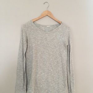 Beige/Grey J. Crew long sleeve shirt